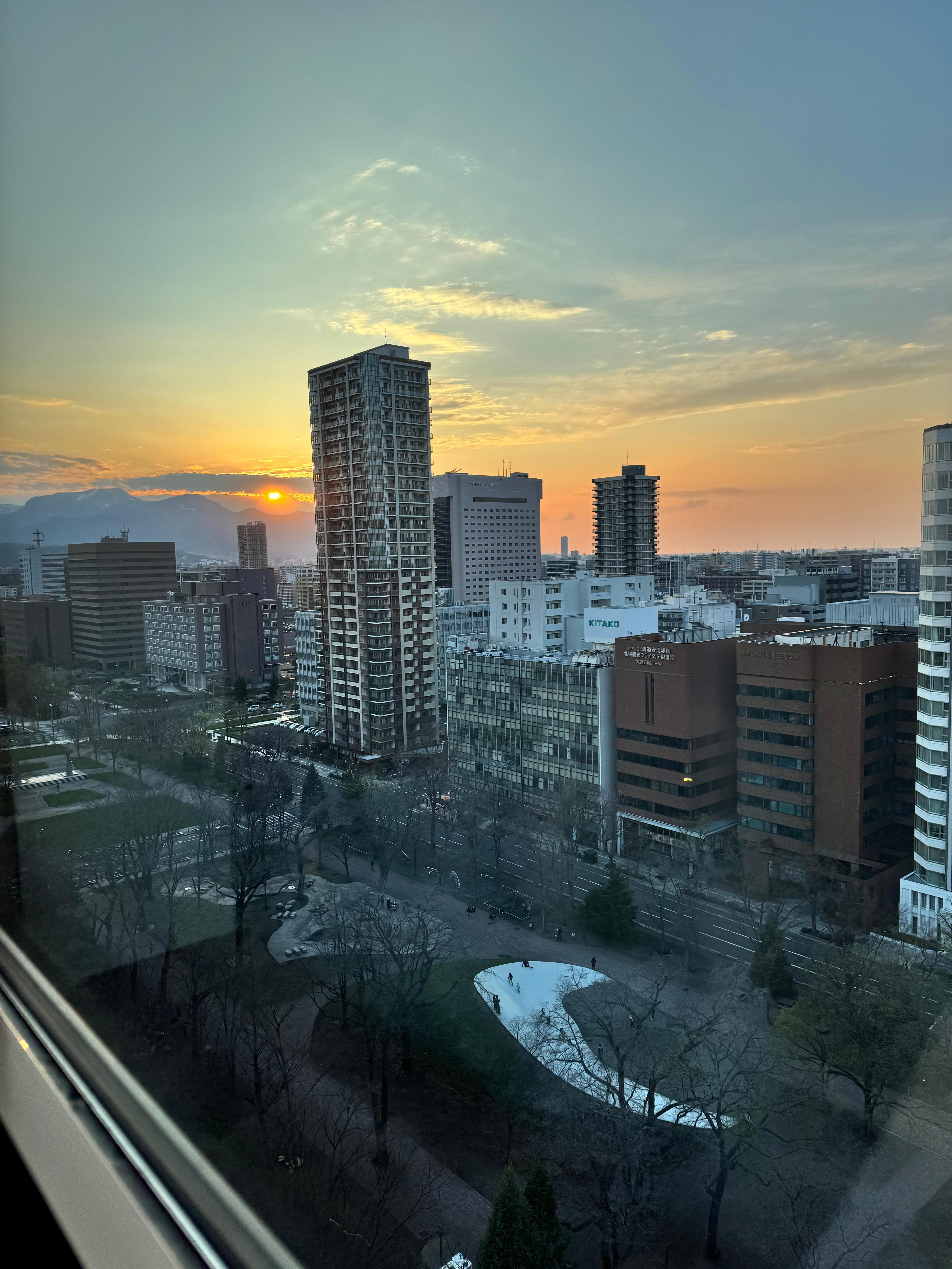The view from our window.