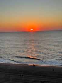Sunrise balcony view
