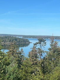 View from downstairs bedroom.