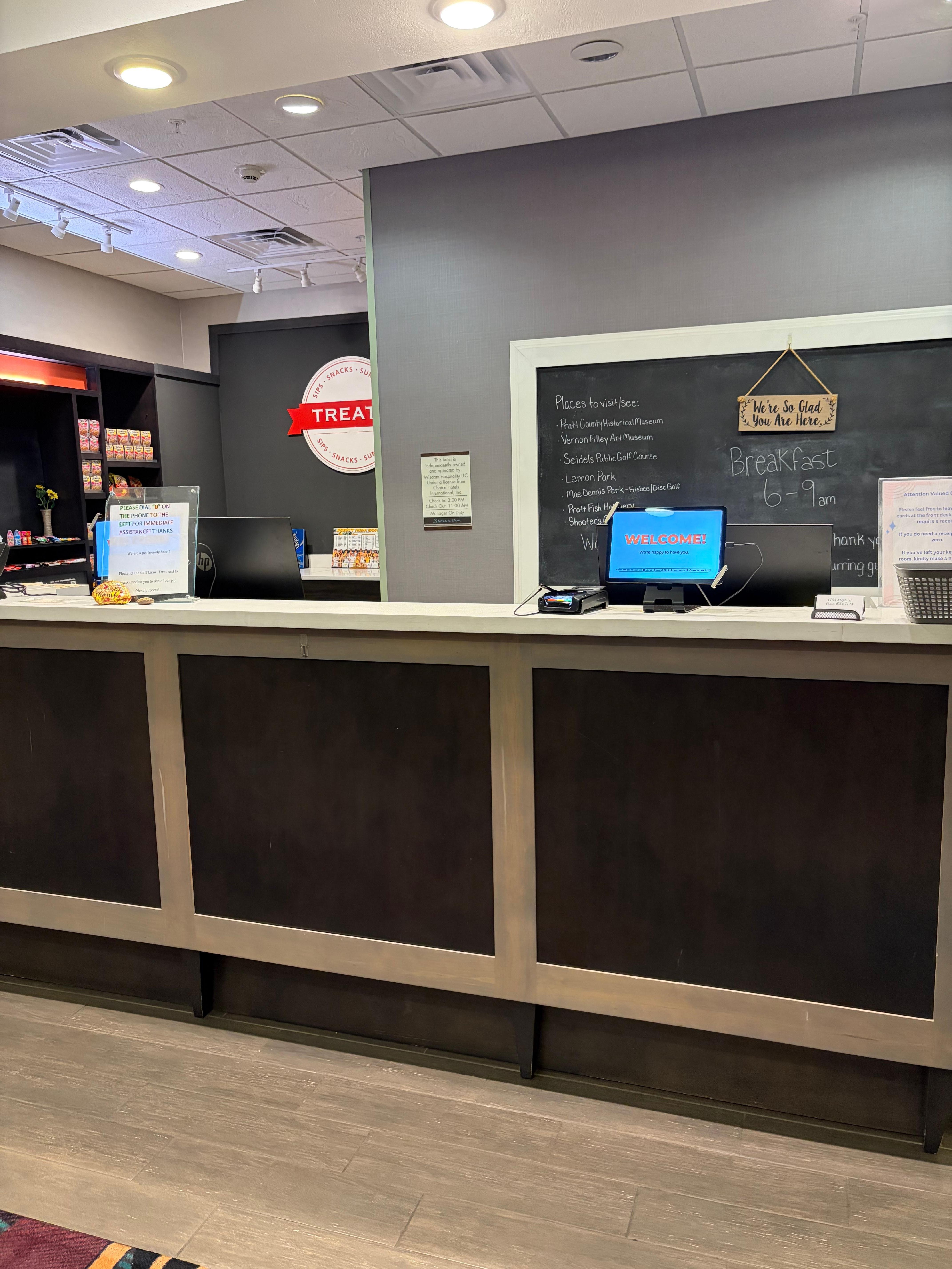Front desk