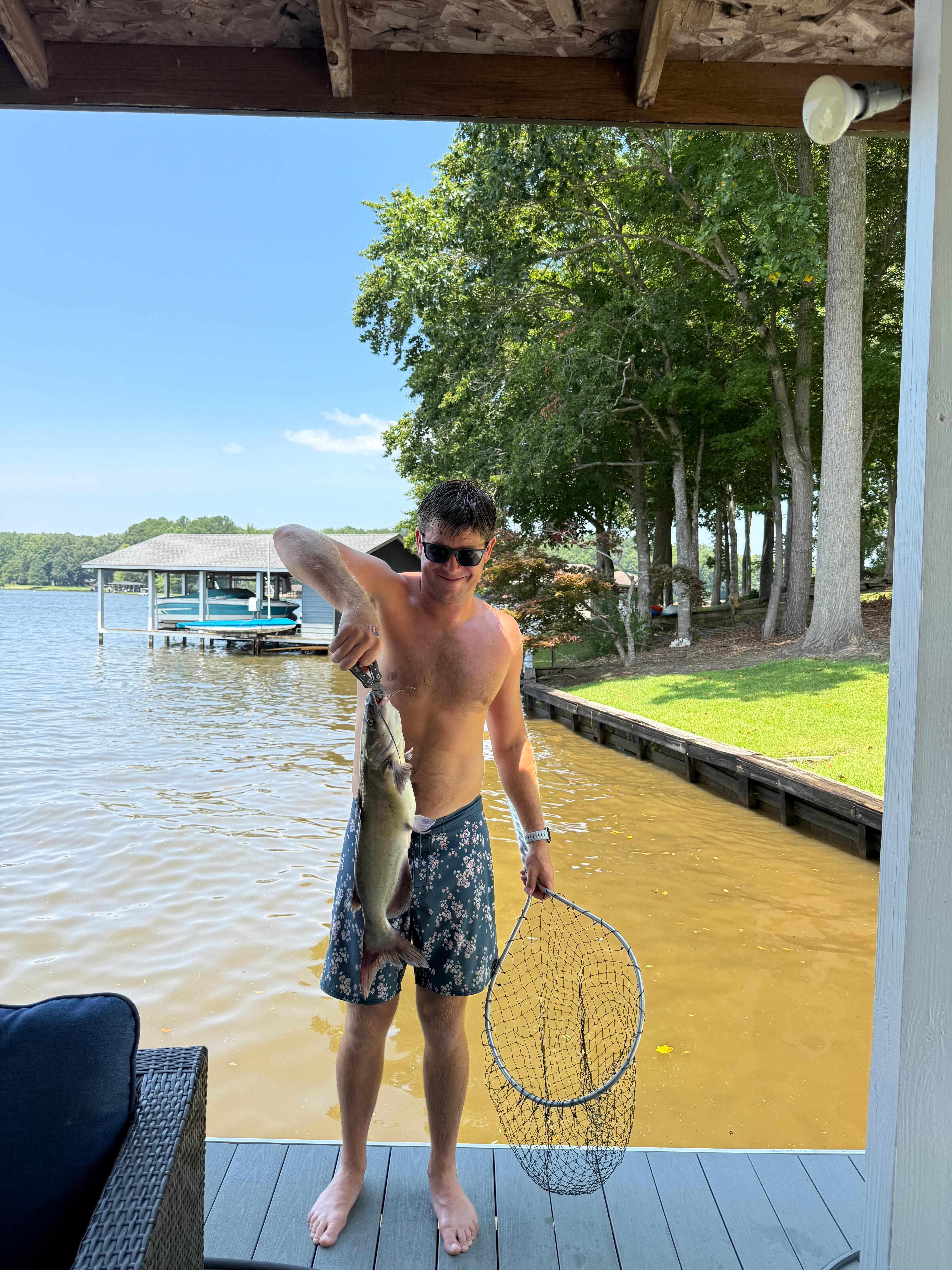 Released it for someone else to catch!