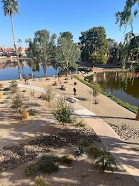 view from the balcony