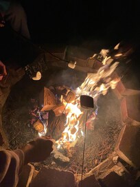 Roasting marshmallows
