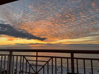 Sunset from balcony