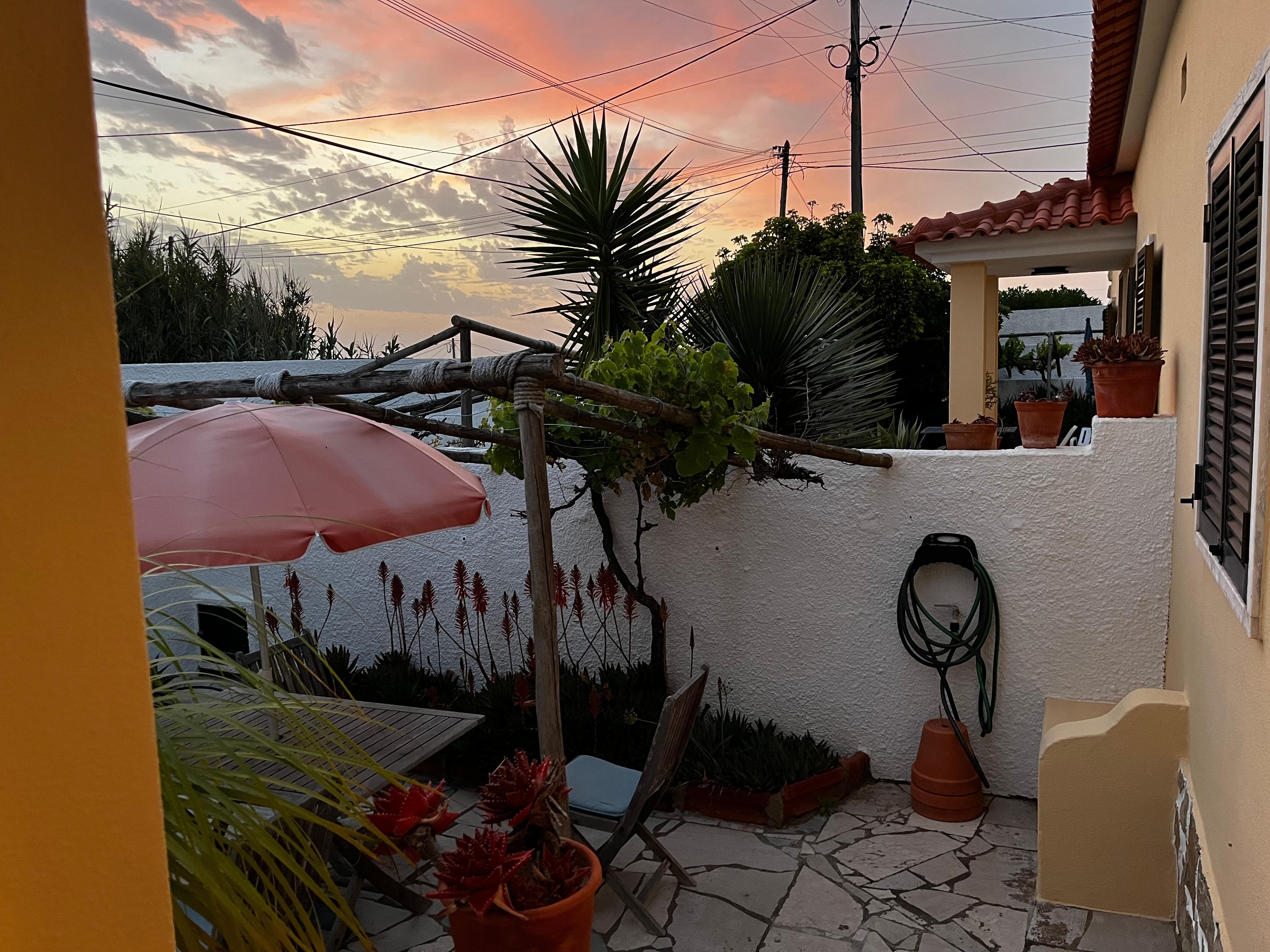 Sunset from the cottage