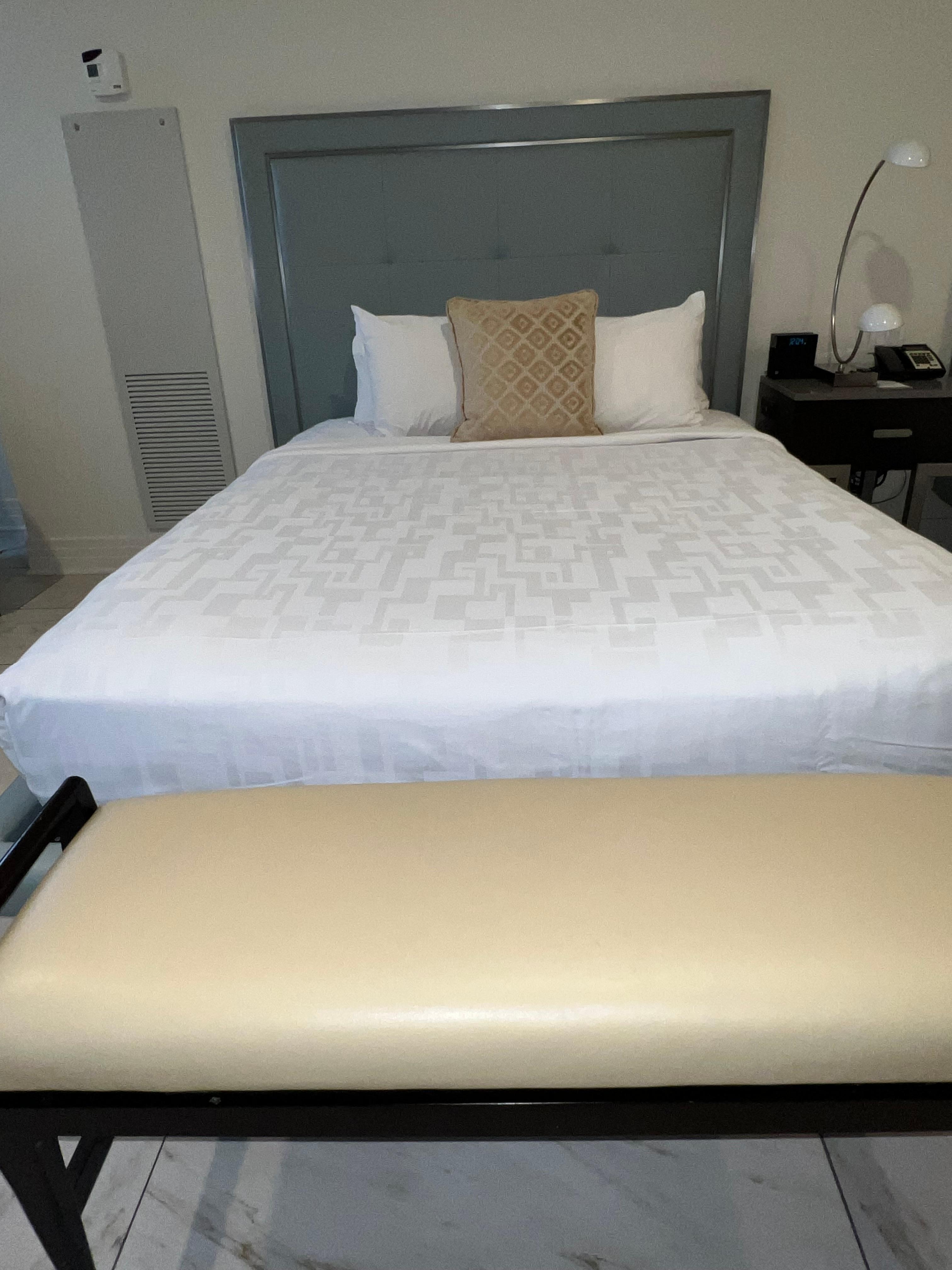 Queen-sized bed