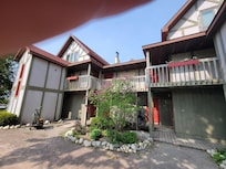 Amazing lilacs out front.