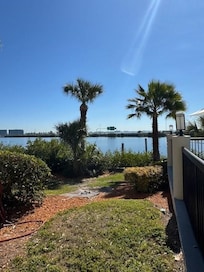 View from the back of the hotel