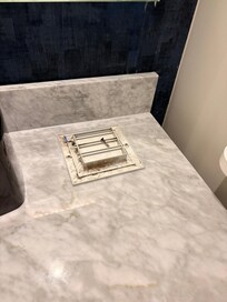 Bathroom was dirty, it looked as though it was in the middle of some repairs