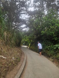 Walking down to beach