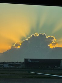 Sunrise from airport