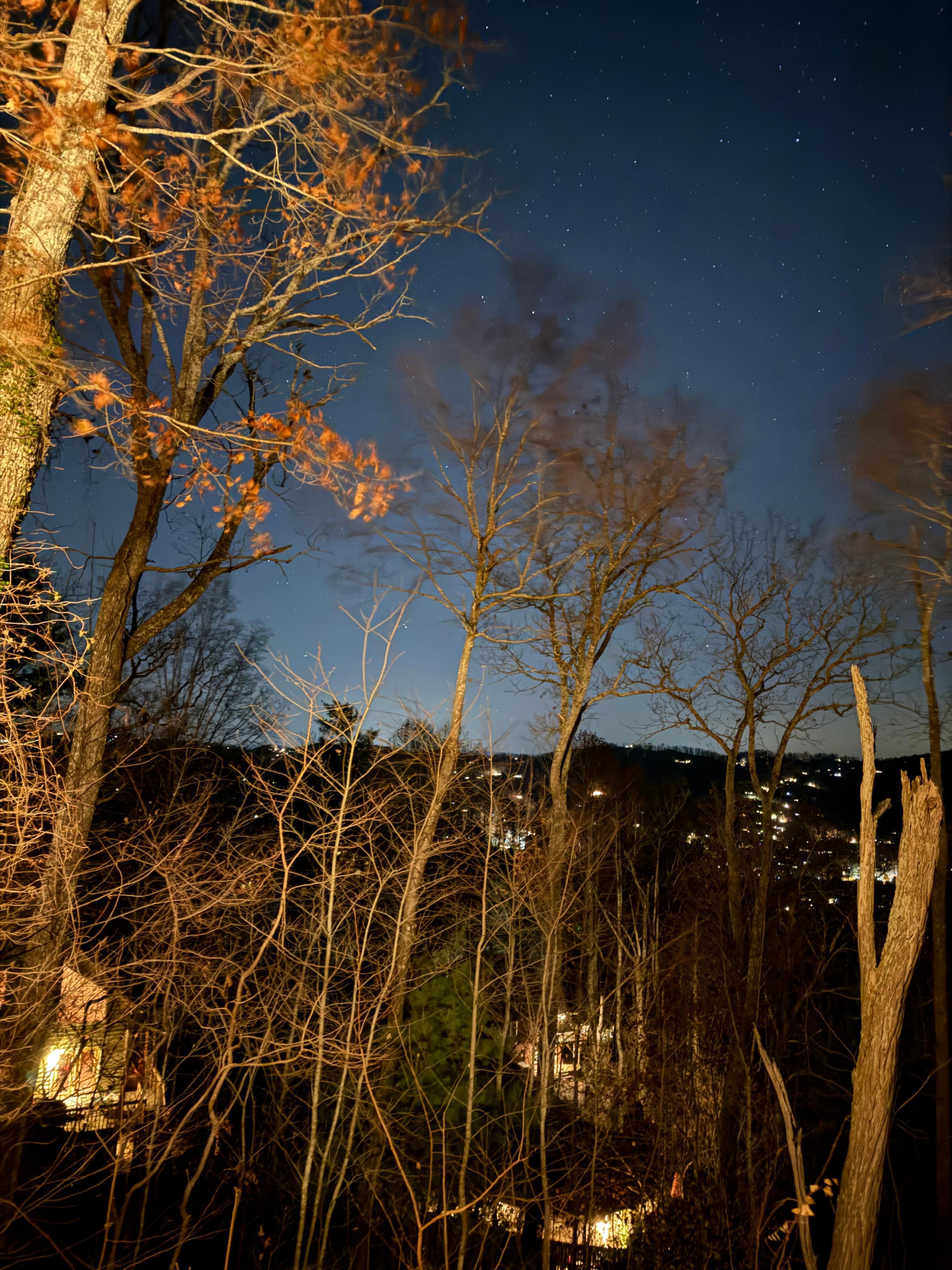 Little bit of the northern lights!