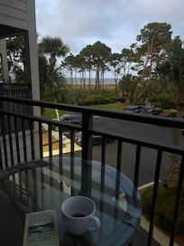 View from balcony.