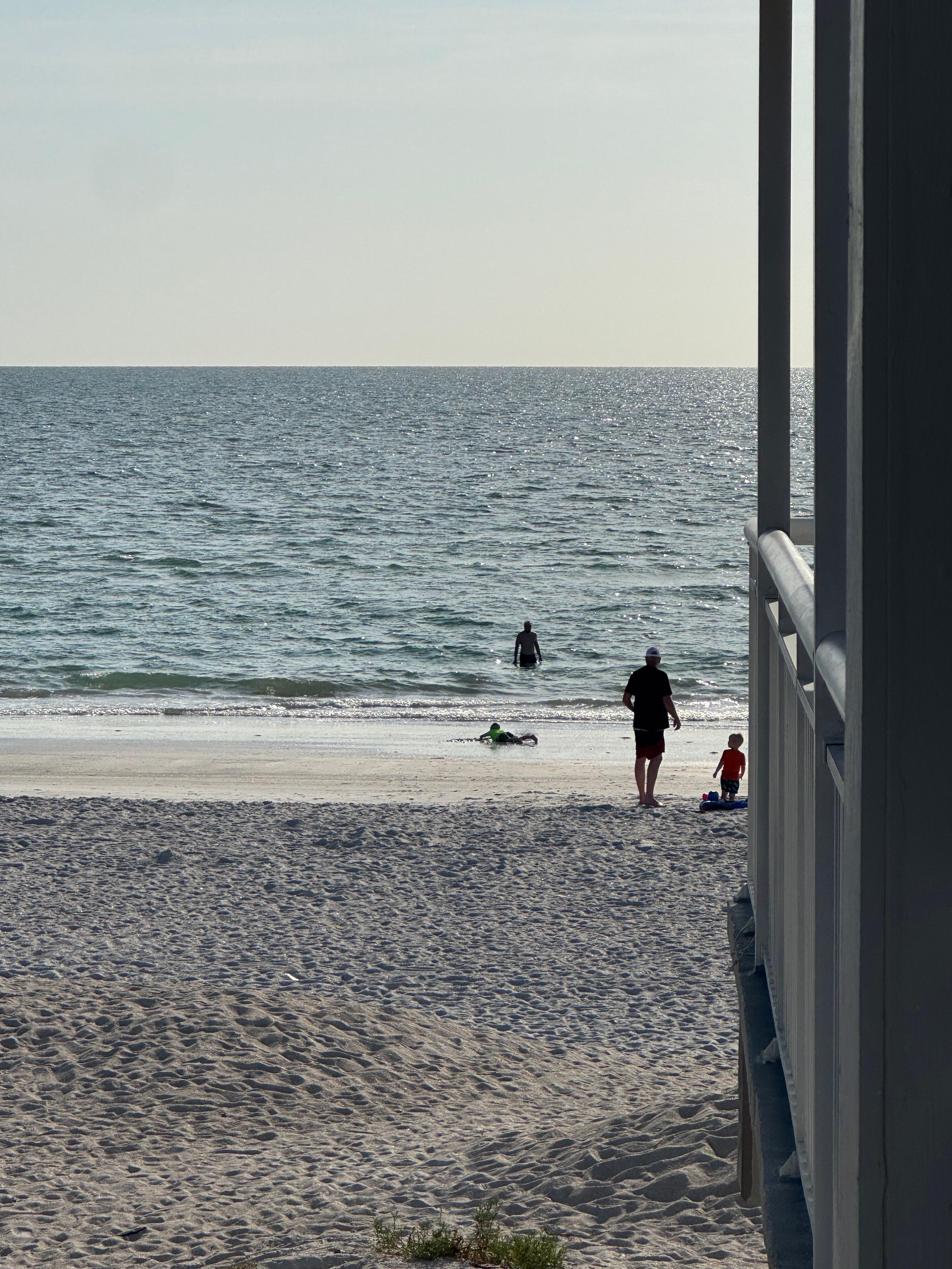 Could watch our family from the balcony!