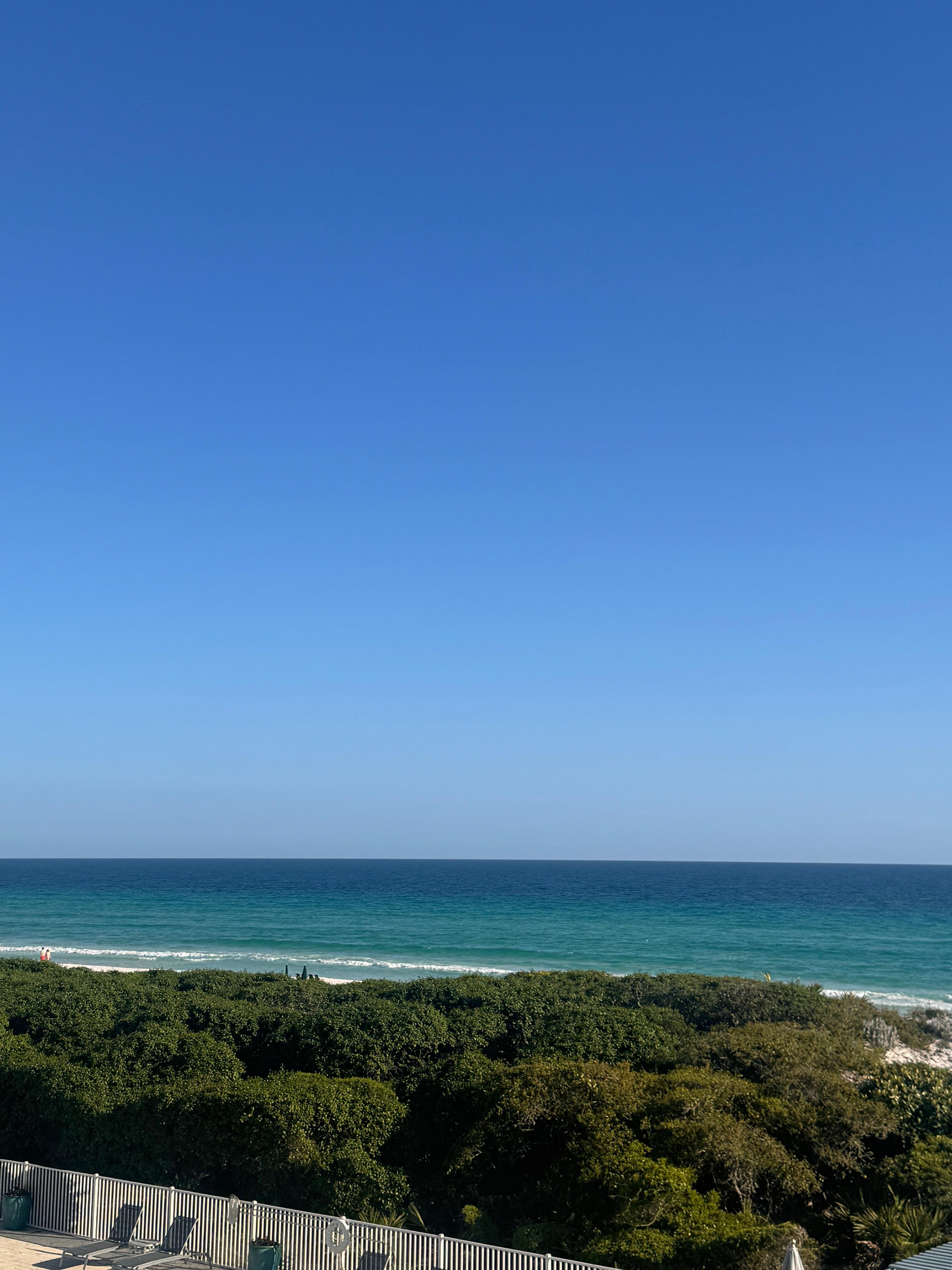 view from the balcony