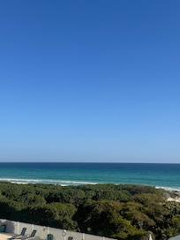 view from the balcony