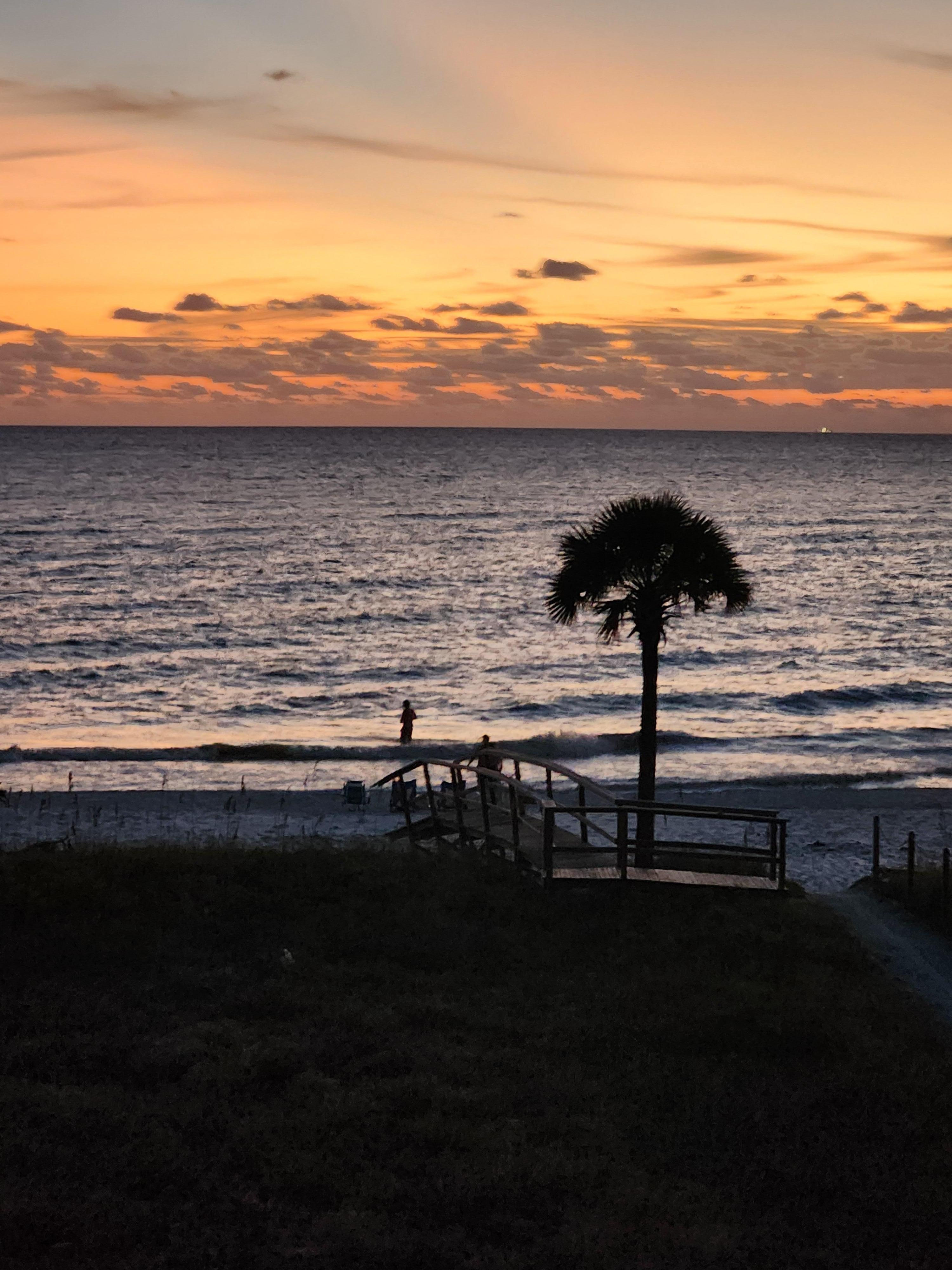 View from top deck of the home.