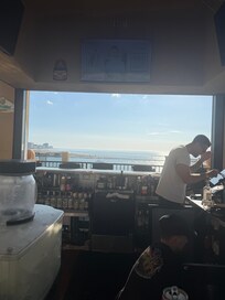 View from the bar