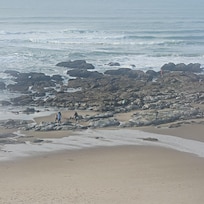 Low tide for great tidal pools