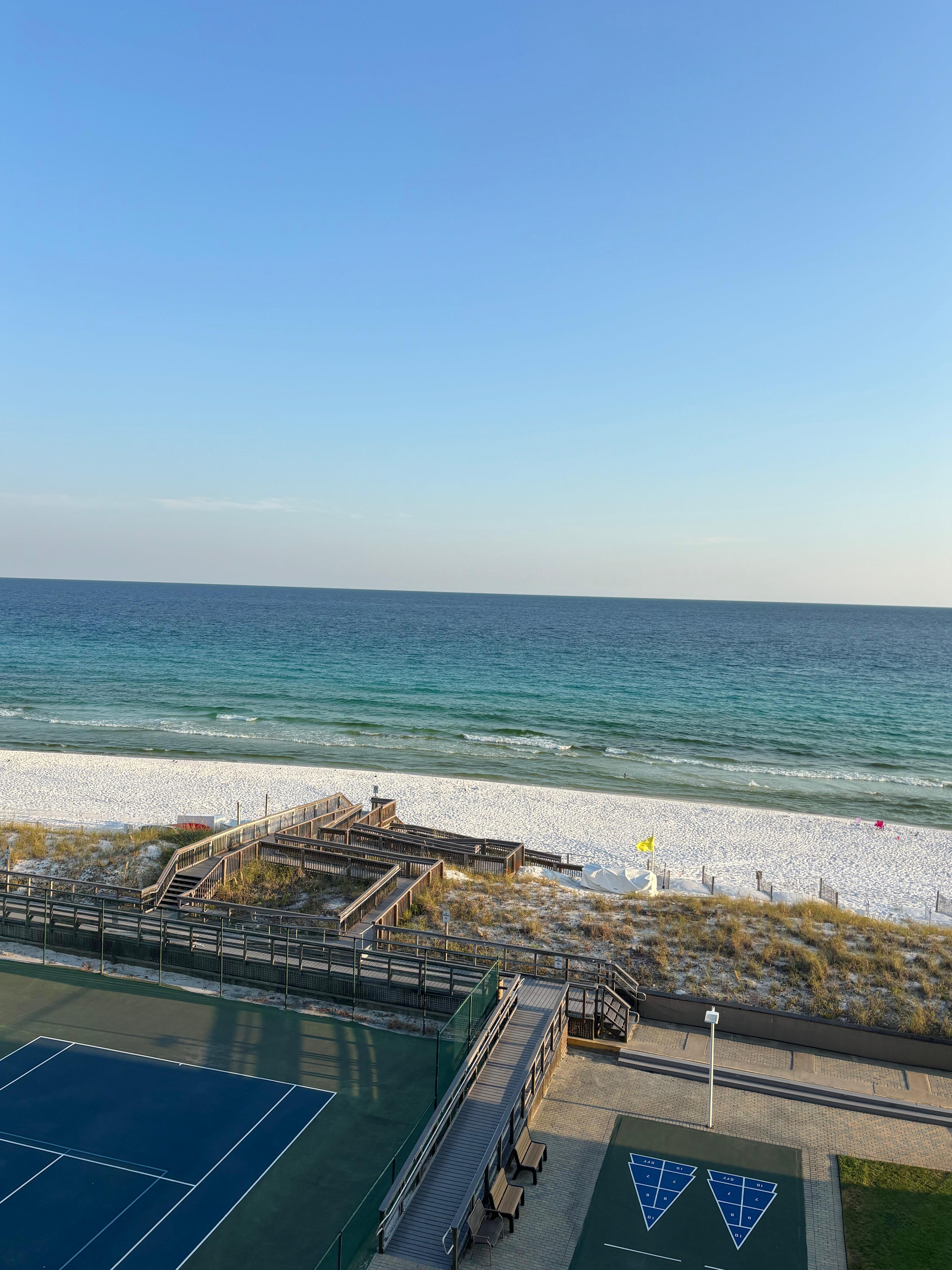 View from Unit 606 balcony. 