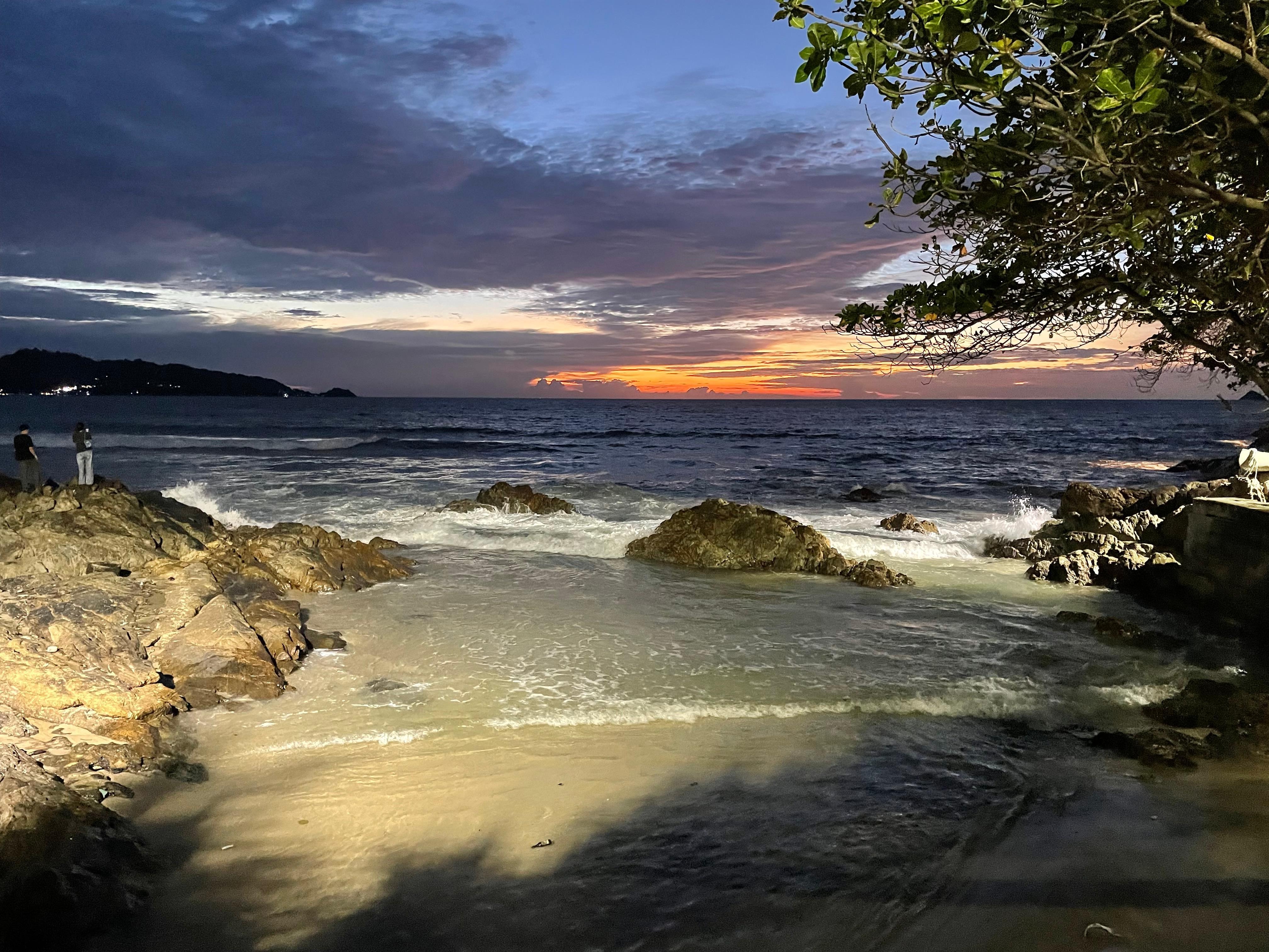 Beach across the road 