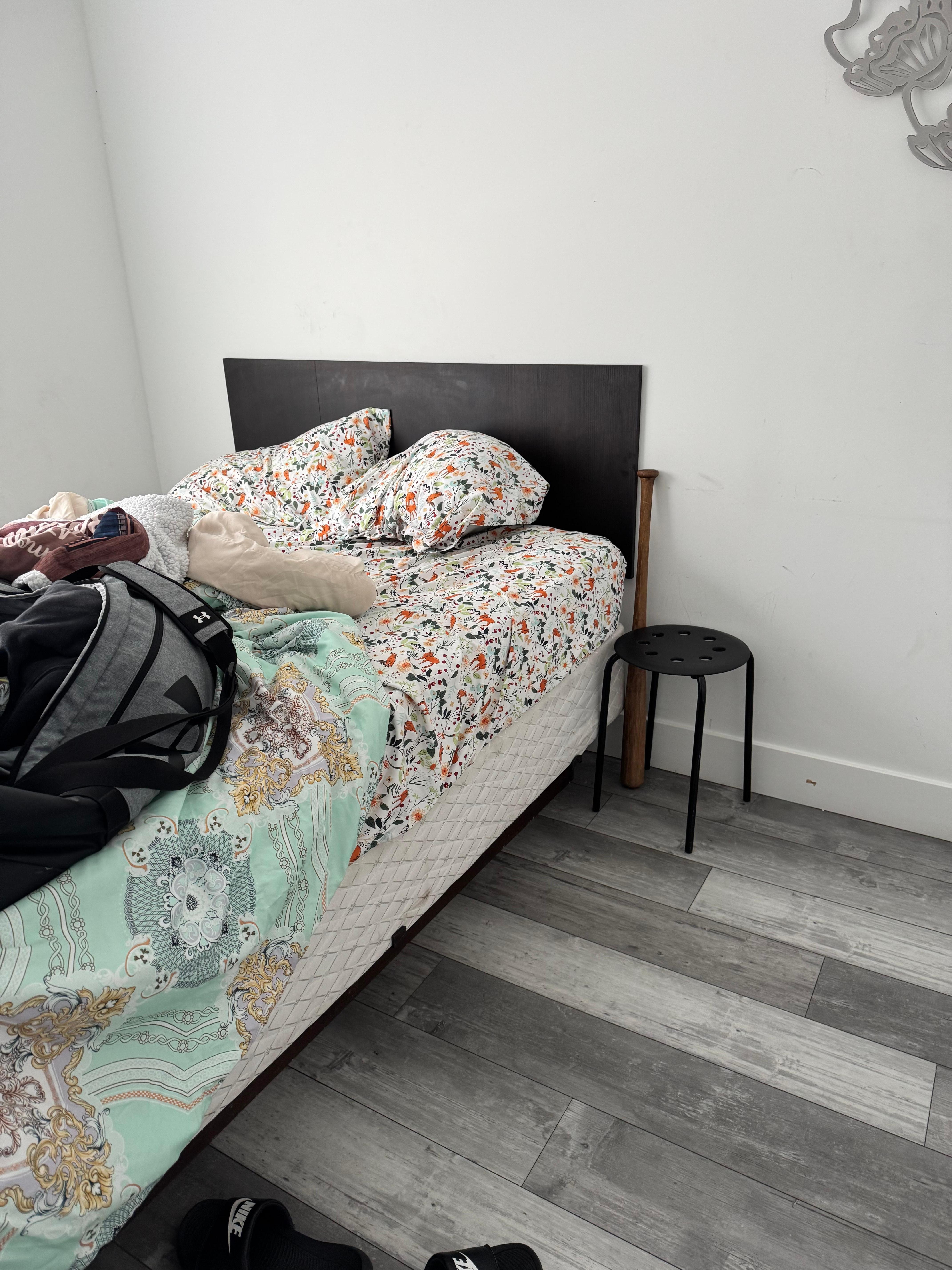 Not a double bed, more like a twin and a half