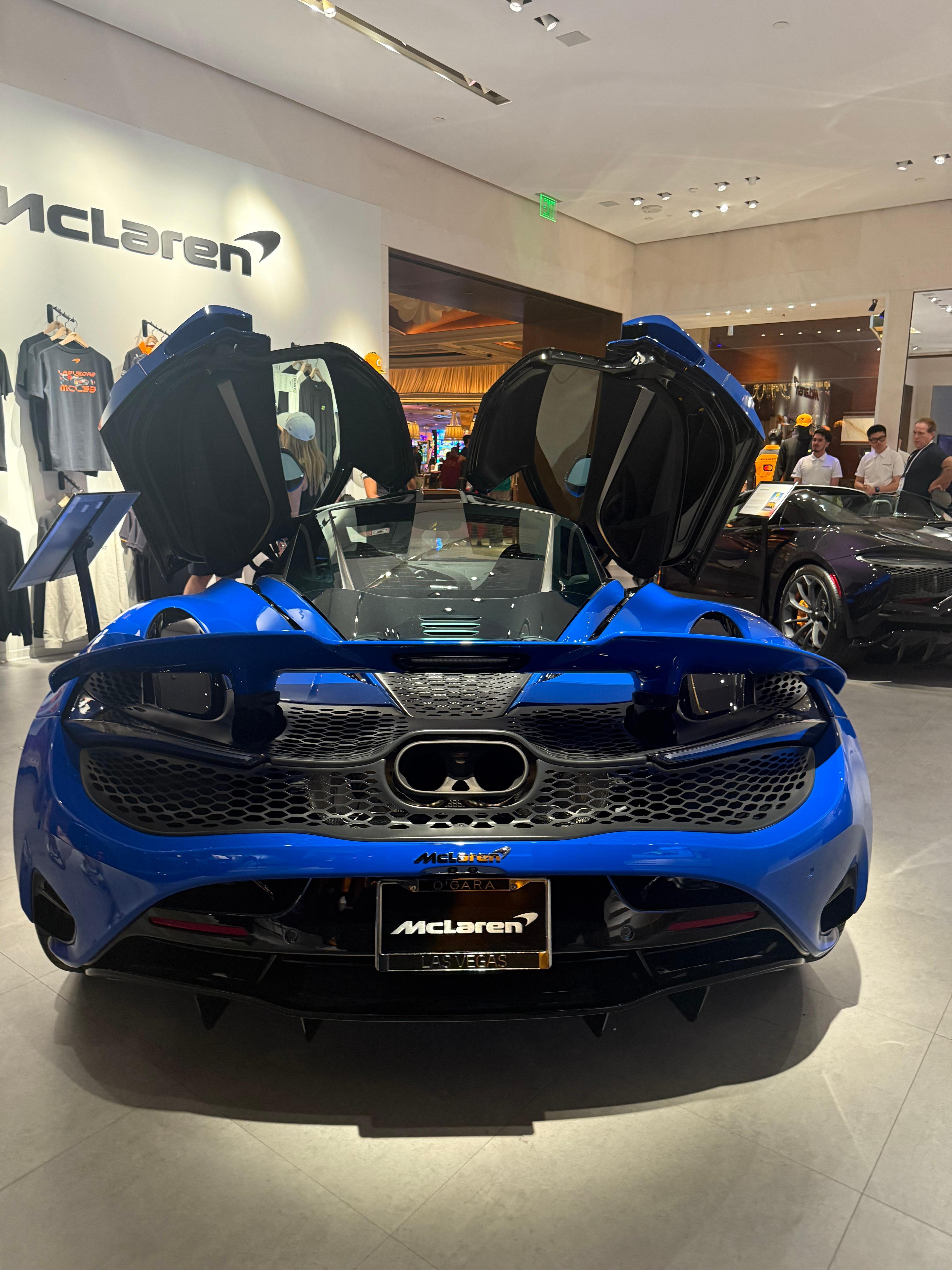 McLaren inside the Wynn