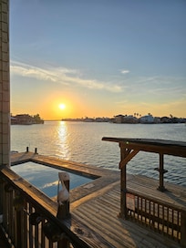 Sunset from the deck!