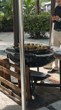 Asador, excelente costillas