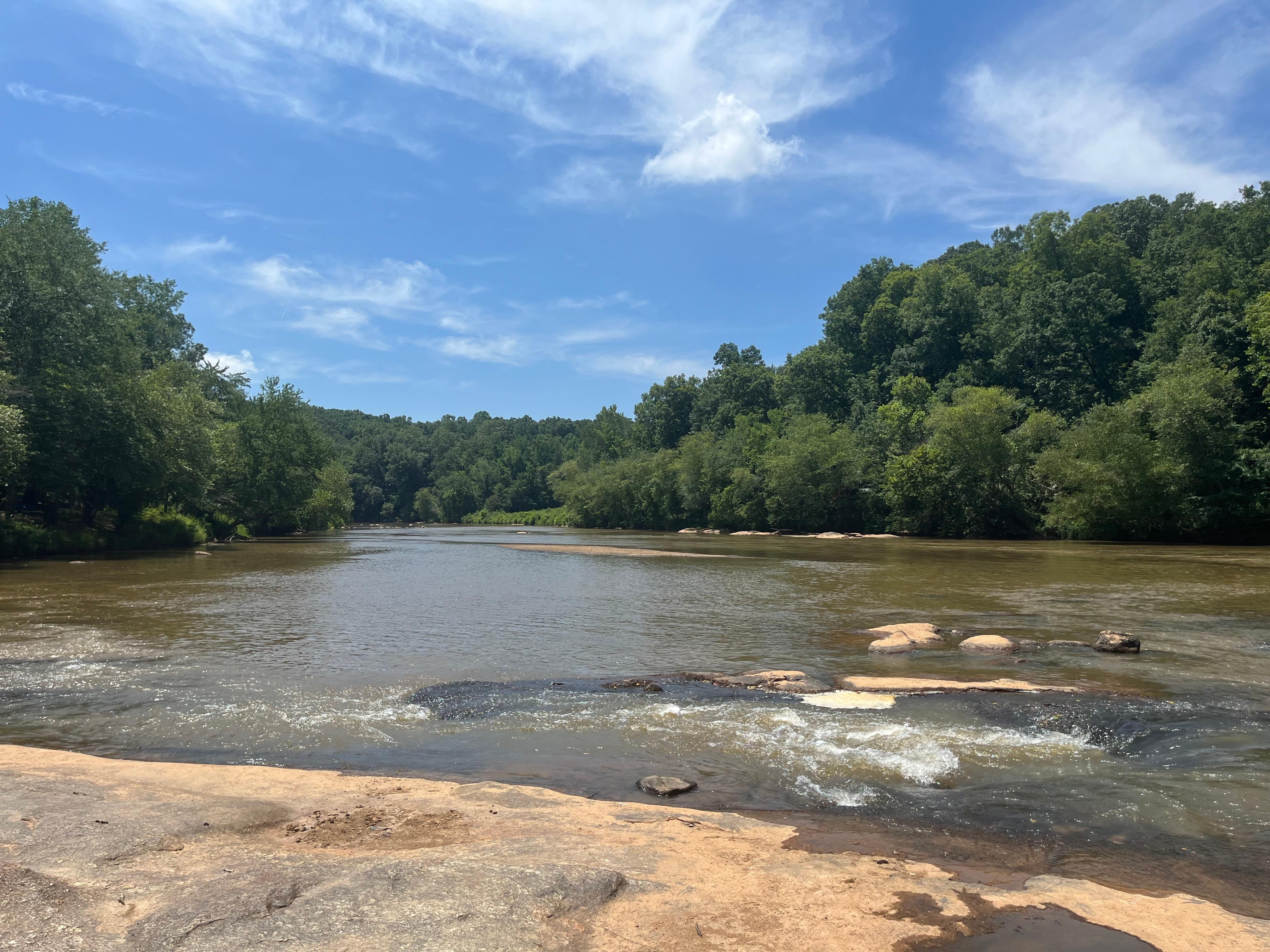 Kayaking on the Broad River