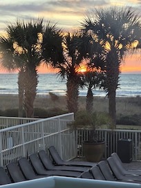 Sunrise view from my room