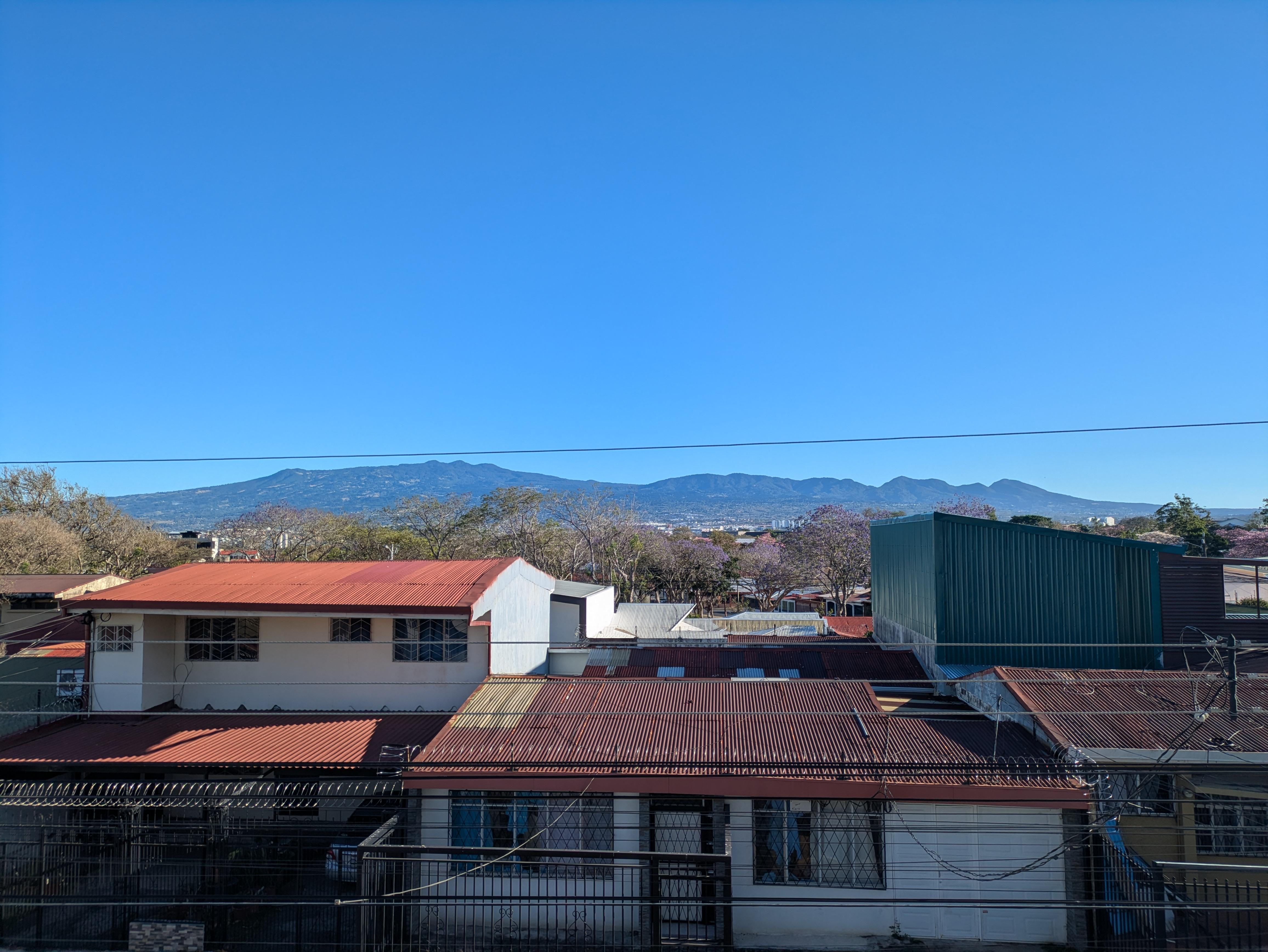 View from room looking north