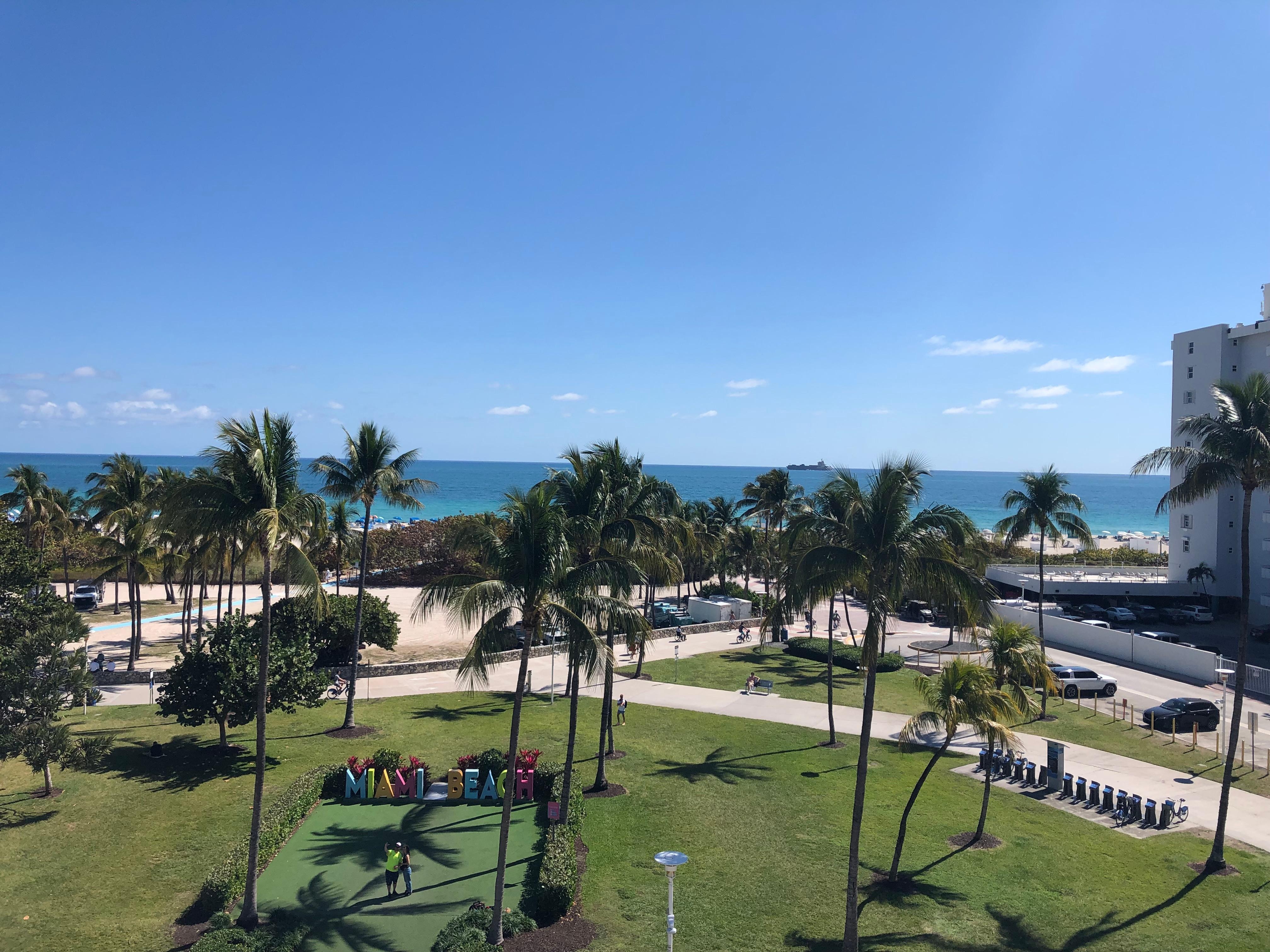 View from rooftop pool 