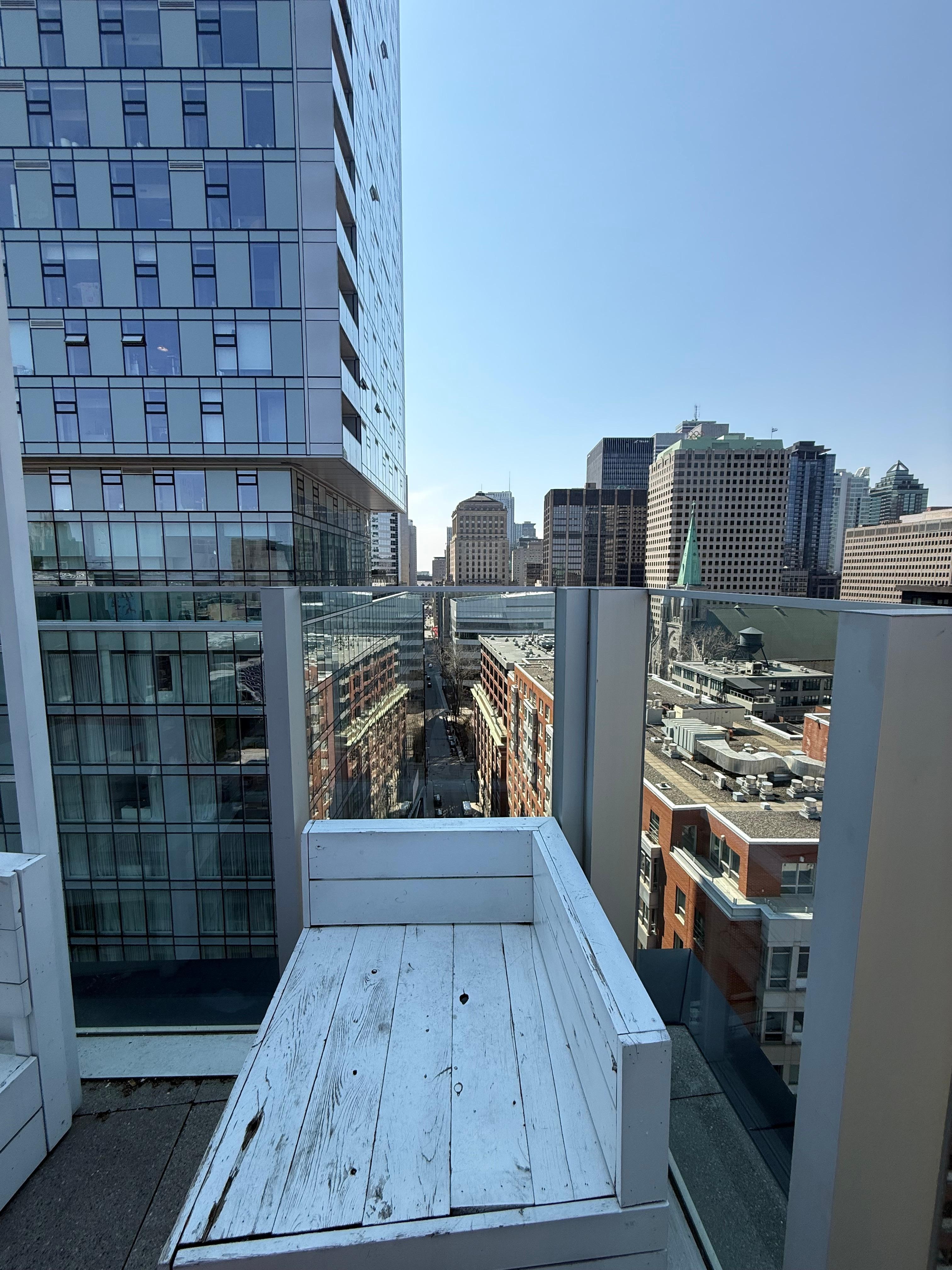 an April view from rooftop before season opening