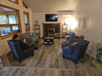 A.very nicely furnished, spacious area to relax and spend time for our "mother/daughter" annual get-away. We'd love to come back.