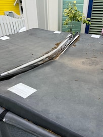 Hot tub cover in shreds