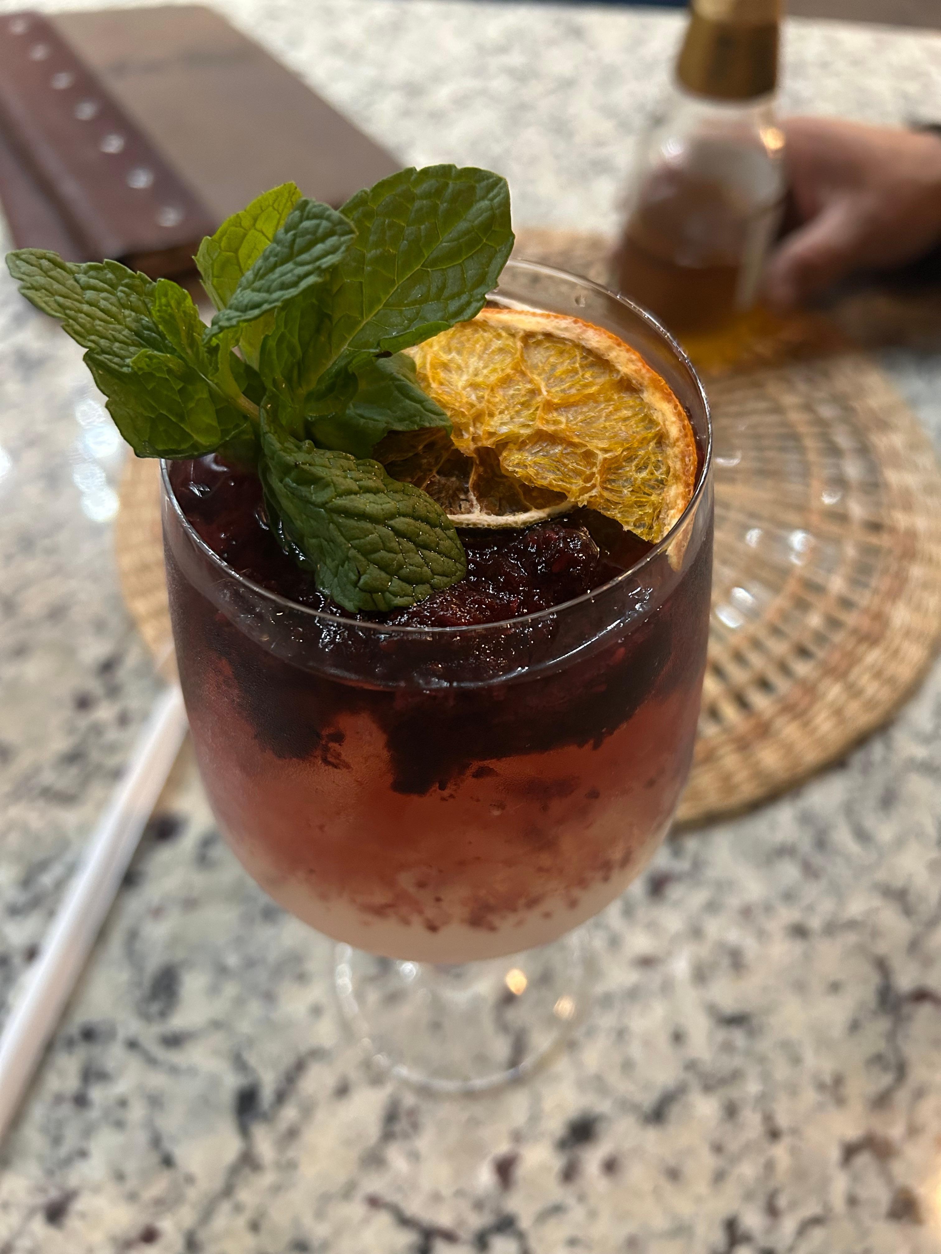 Sangria at the 360 bar.