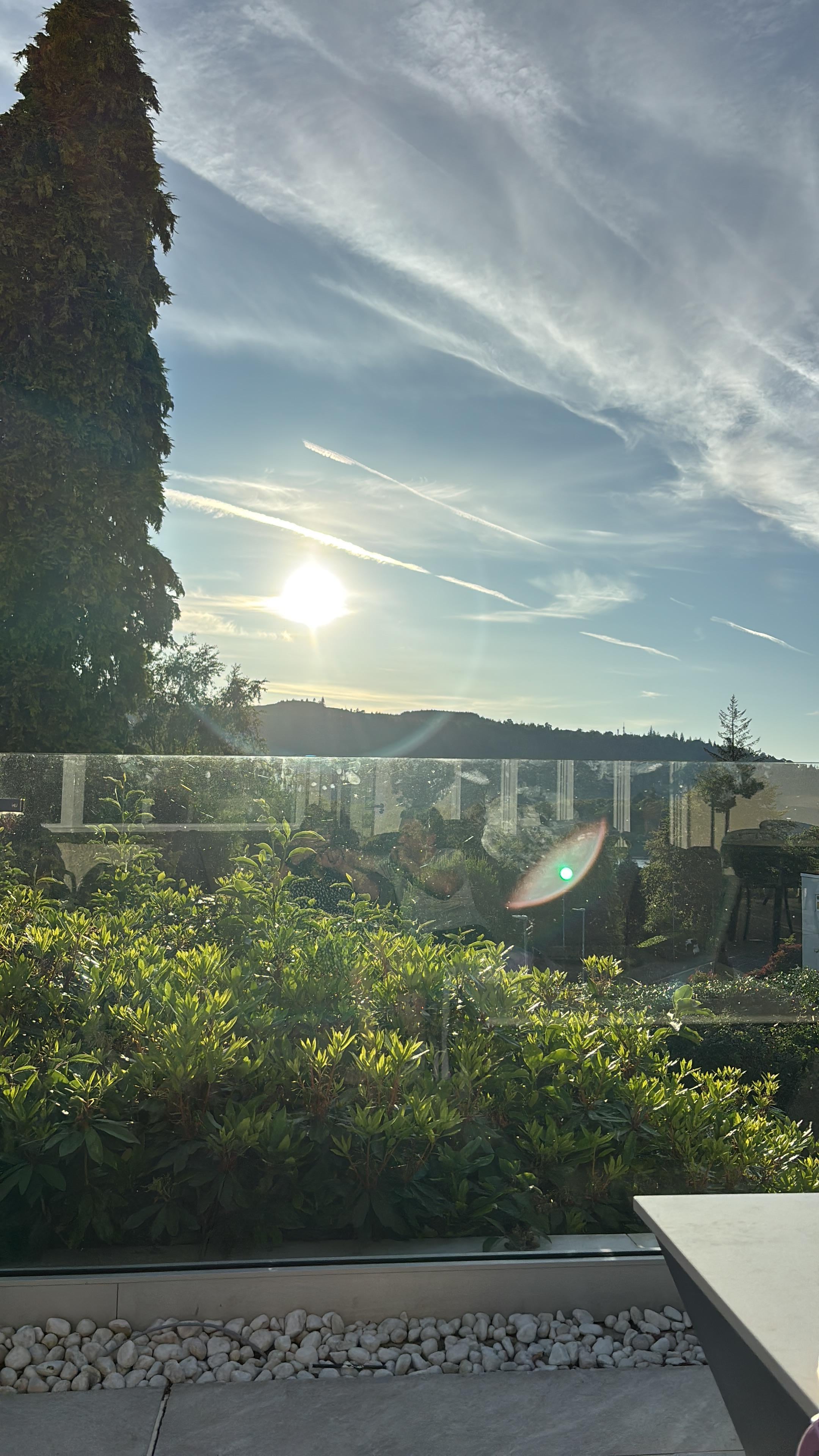 View from the hotel terrace 