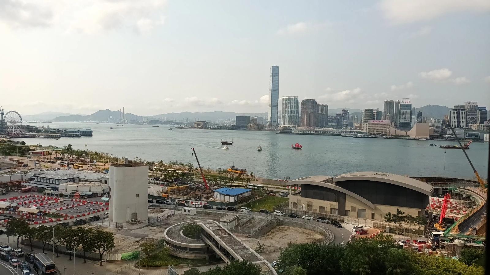 하버뷰 객실에서 본 빅토리아 하버
