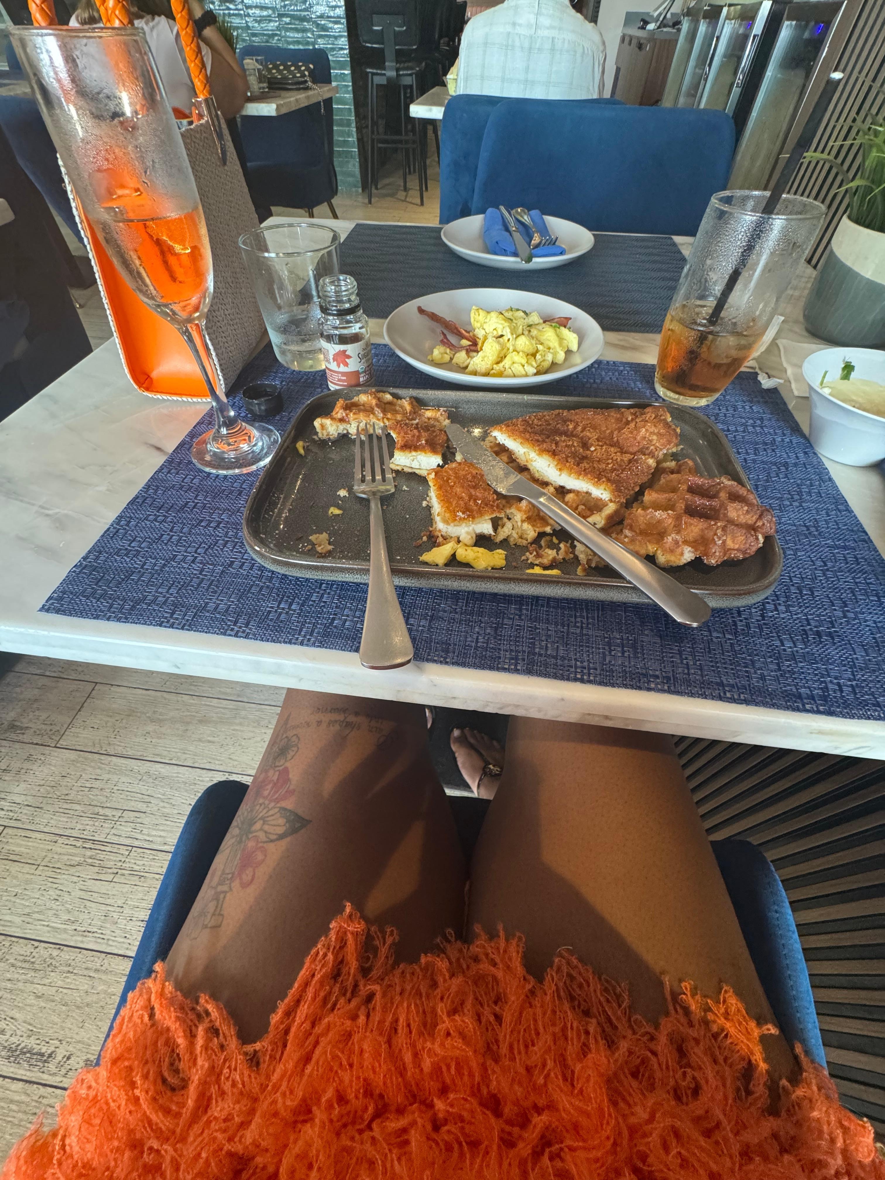 this was at their restaurant inside the hotel they give you 25 dollars to spend every day you stay there