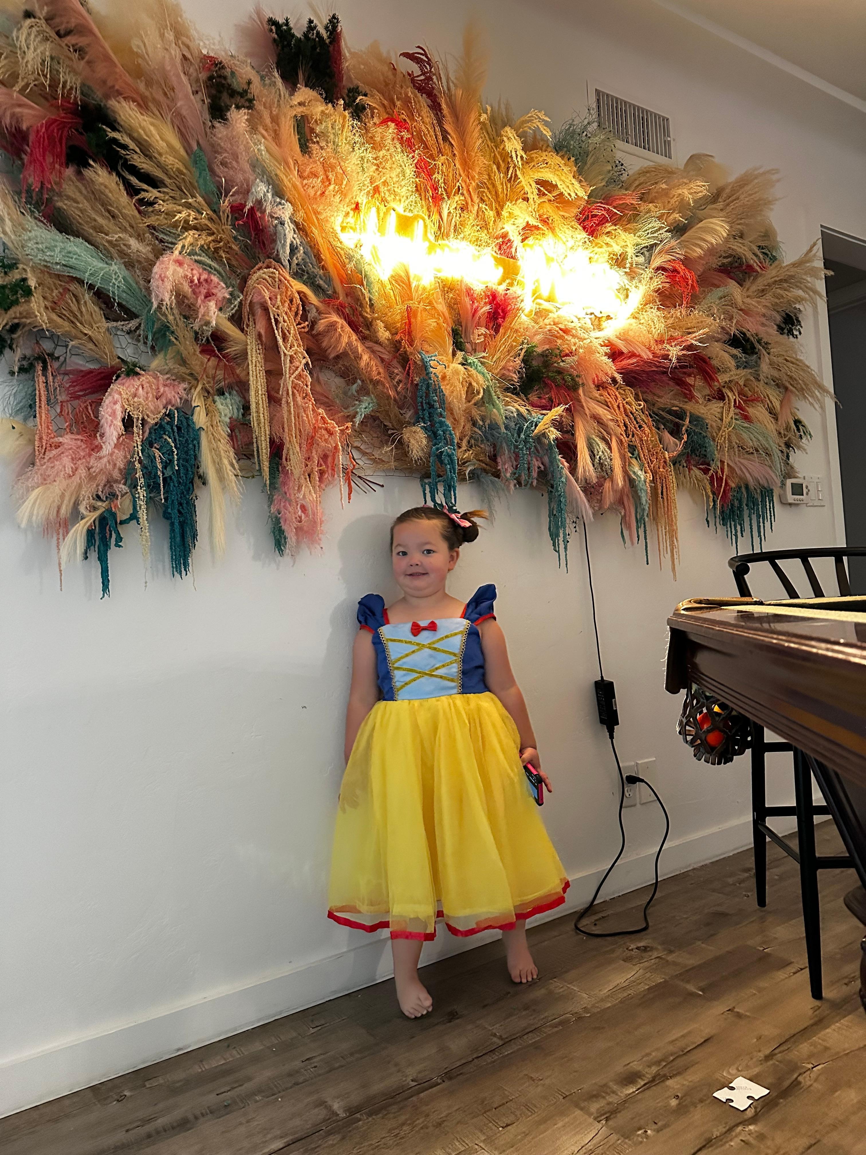 Getting ready for Disney, her first visit!