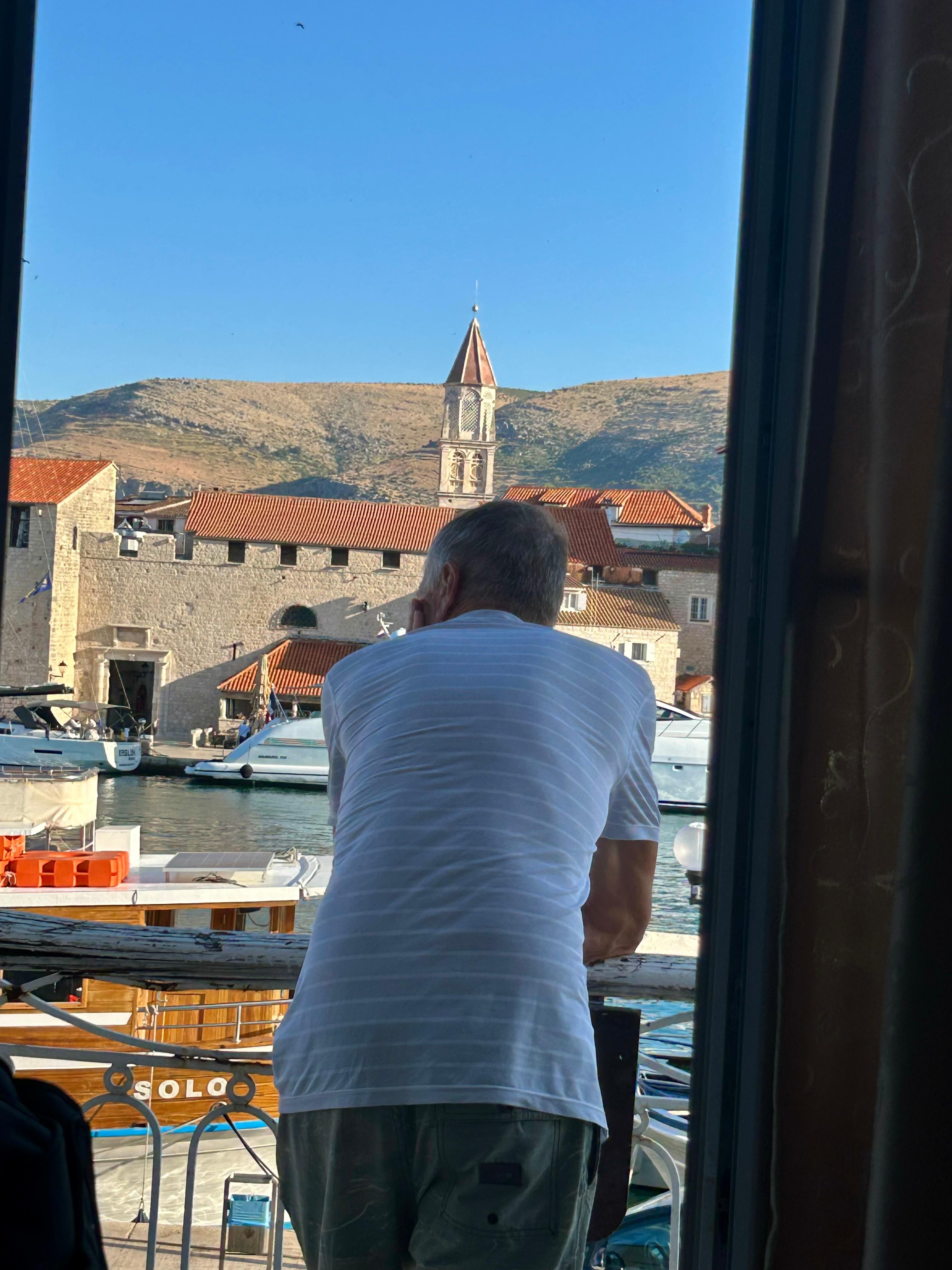 View across to Trogir old town
