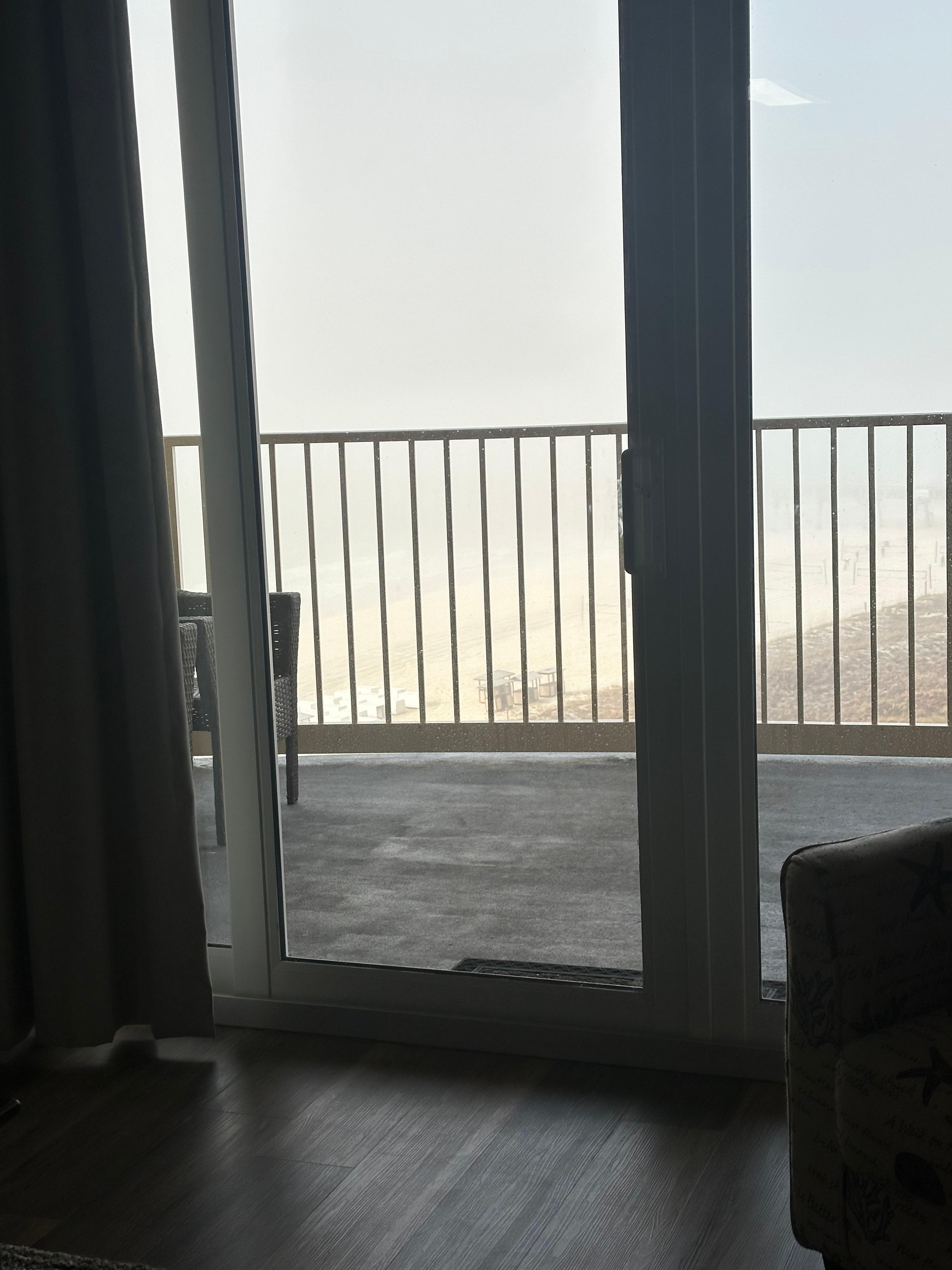 Balcony view! 🌊☀️