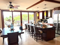 High end & beautifully appointed kitchen.