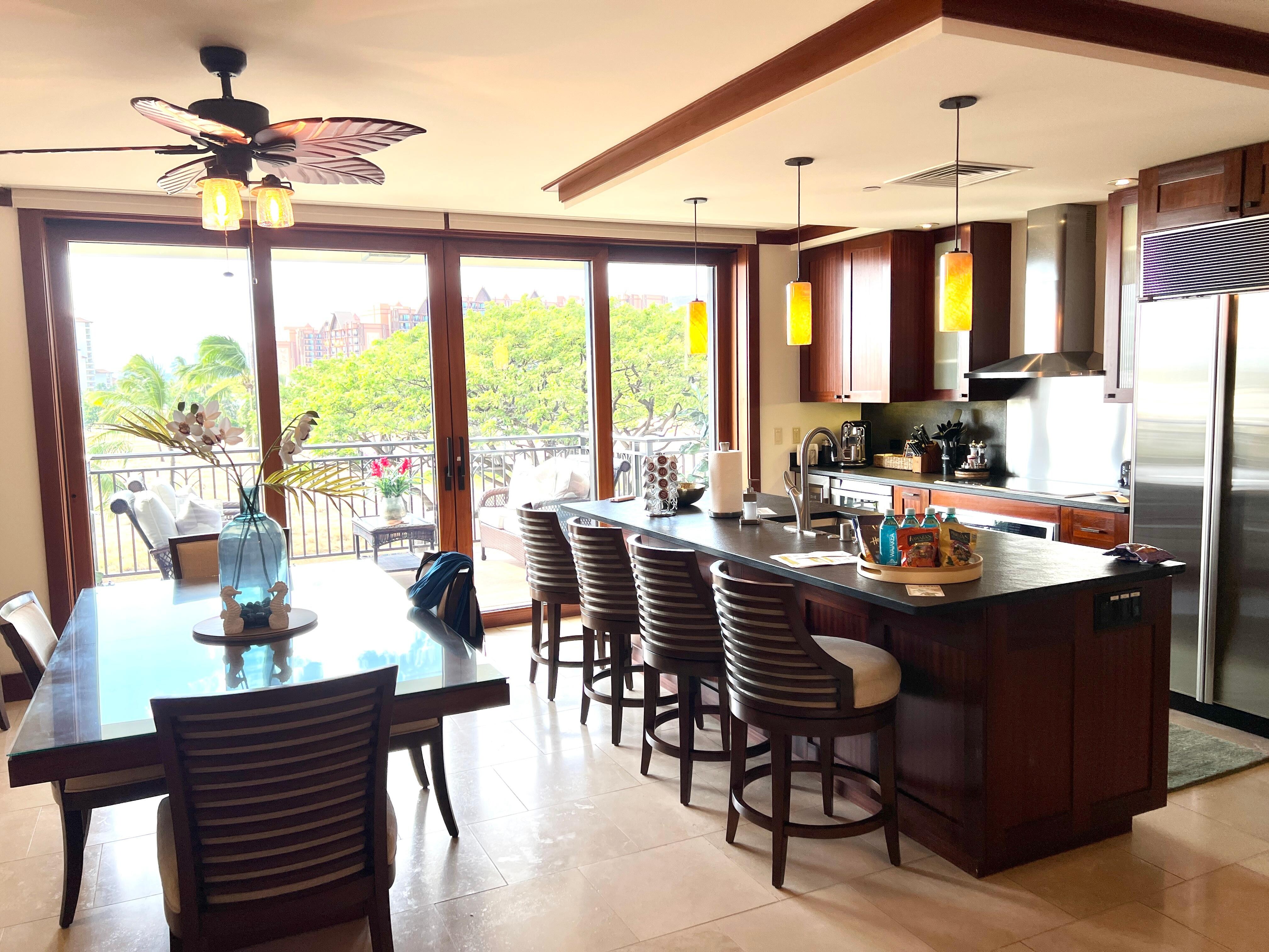 High end & beautifully appointed kitchen.