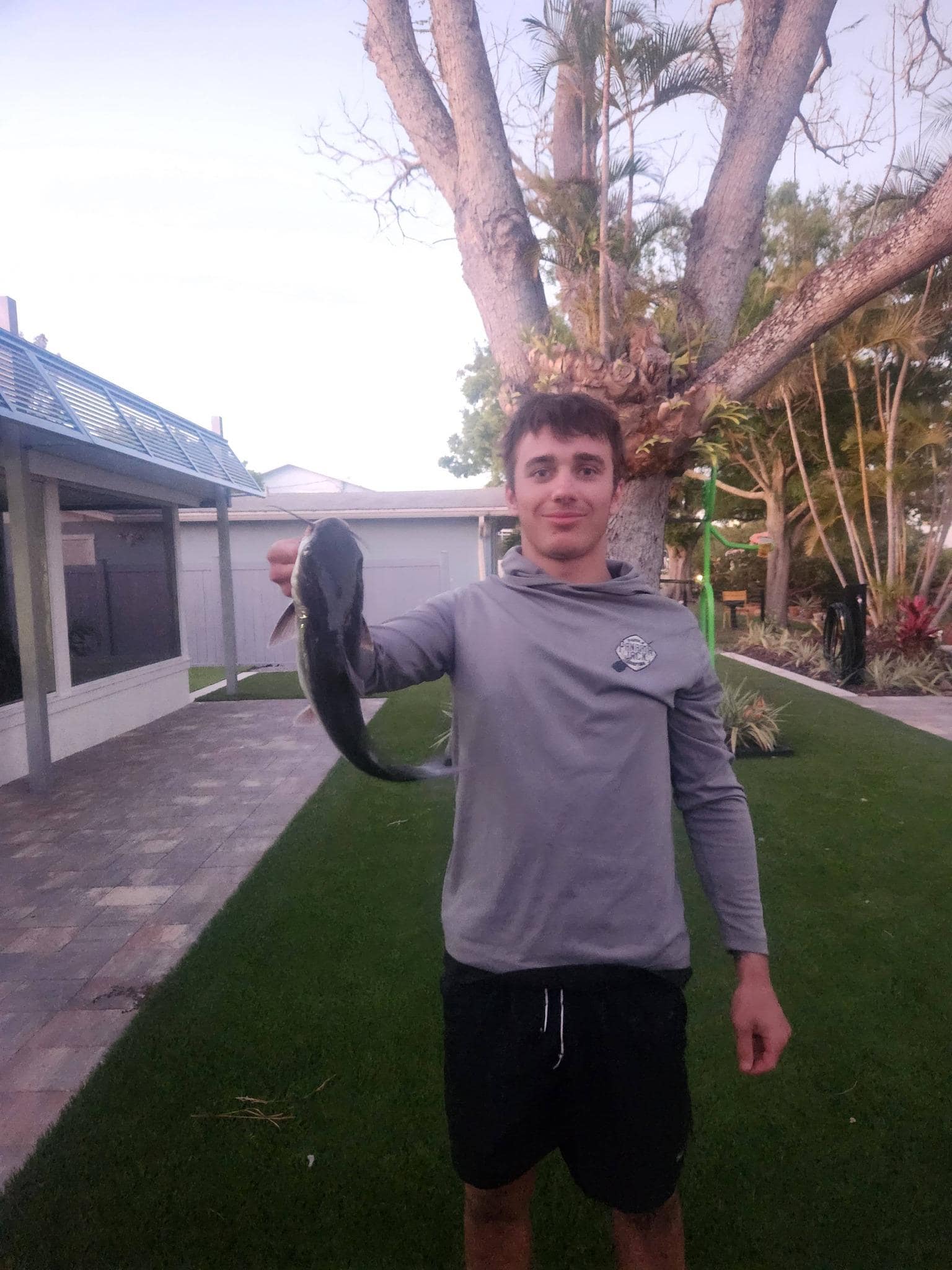 Lots of fun catch and release fishing from the dock!