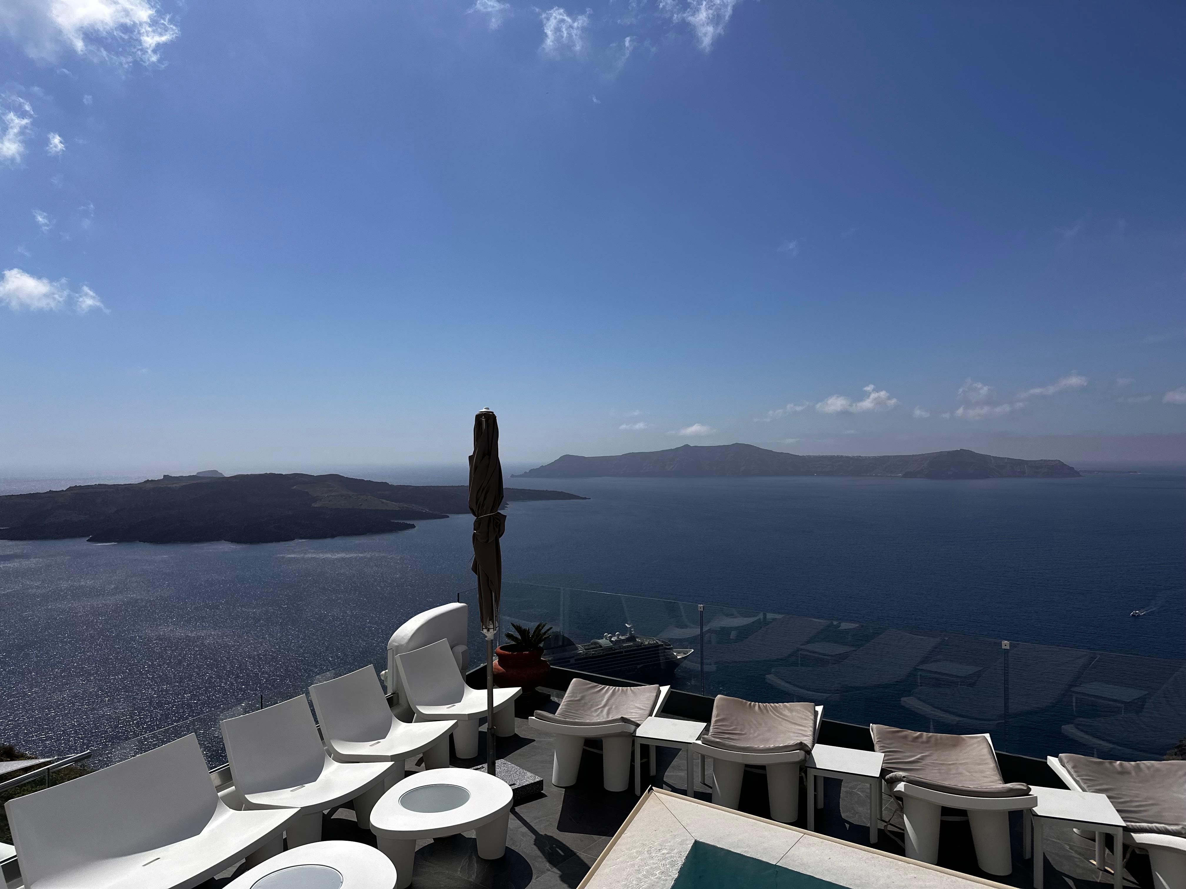 View from our patio area next to the pool