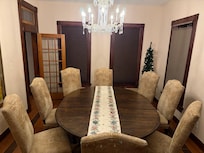 Dining table fit our family of 7 comfortably.