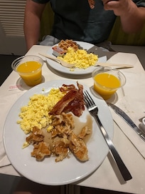 Breakfast on Saturday morning