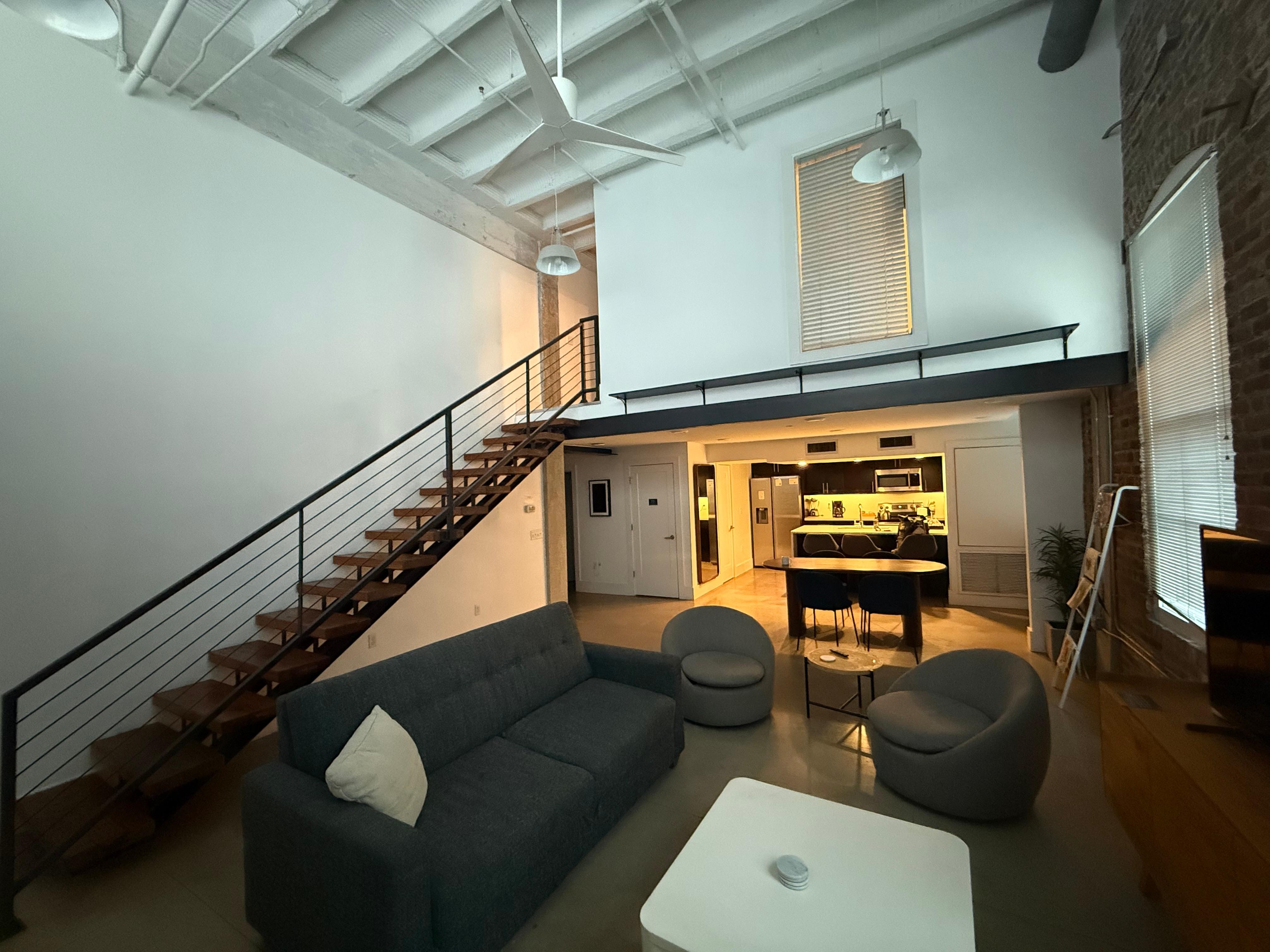 Living space was nice.